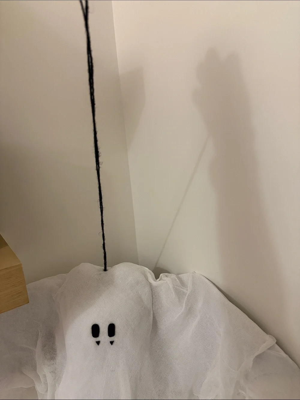Pottery barn lit ghost hanging bat NWOT